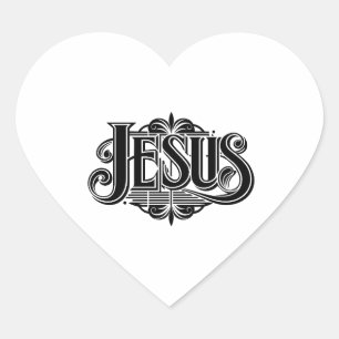 Adesivo Coração Jesus