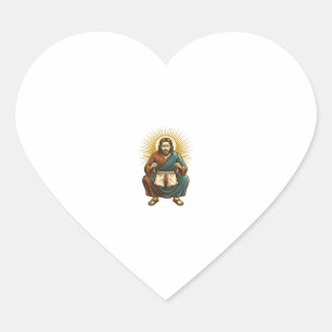 Adesivo Coração Jesus Ajustando Cueca Incomoda no Meio da Agachada
