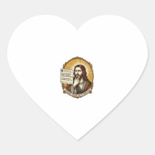 Adesivo Coração Jesus Confuso Falha na Postagem de Tradução Automá