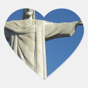 Adesivo Coração Jesus Cristo