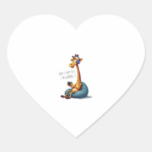 Adesivo Coração Jogo Engraçado Gamer Giraffe Jogos Para Jogo De Ho