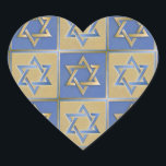 Adesivo Coração Judaica Star De David Metal Dourado Azul<br><div class="desc">Você está vendo a coleção de Design Lee Hiller. Roupa,  Ofertas e Coleções Lee Hiller Fotografia ou Coleção de Arte Digital. Você pode ver sua fotografia da Nature em http://HikeOurPlanet.com/ e seguir seu blog de caminhada no Hot Primavera National Park.</div>