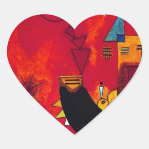 Adesivo Coração Kandinsky Mit und Gegen