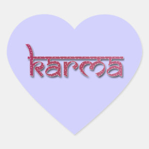 Adesivo Coração karmas