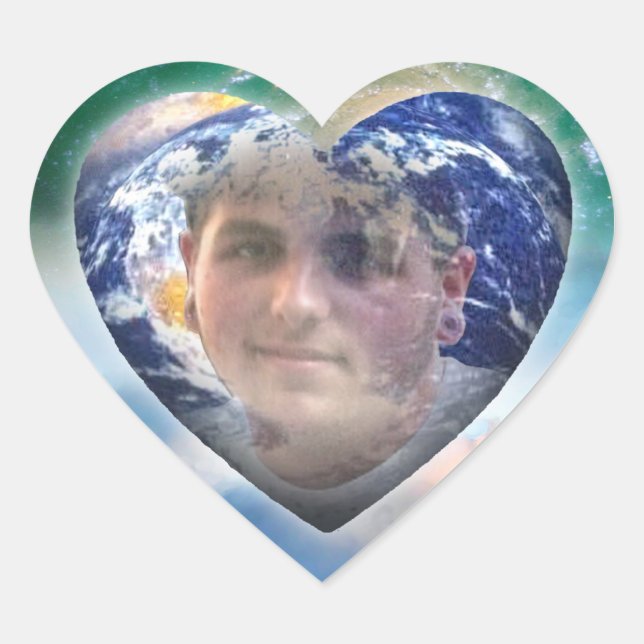 Adesivo Coração Kyle no coração (Frente)