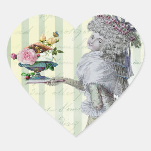 Adesivo Coração La Lettre D'amour