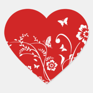 Adesivo Coração Lacy Heart