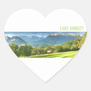 Adesivo Coração Lago Annecy Stickers (coração)
