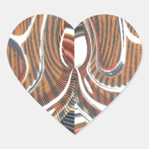 Adesivo Coração Legal Retro Vintage Aztec Hakuna Matata Cores