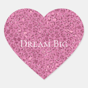 Adesivo Coração Leopardo-da-relha