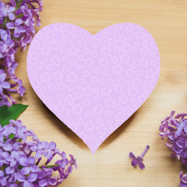 Adesivo Coração Lilac Blossom Heart Sticker