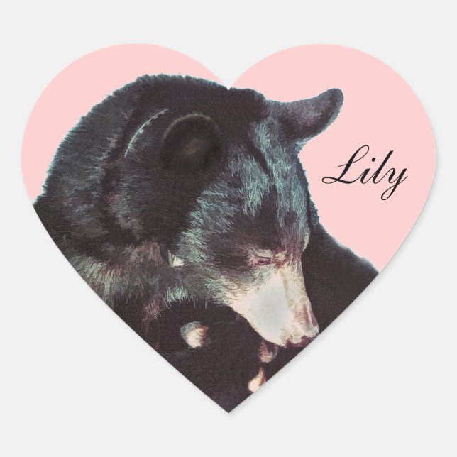 Adesivo Coração Lily Heart Sticker (Frente)