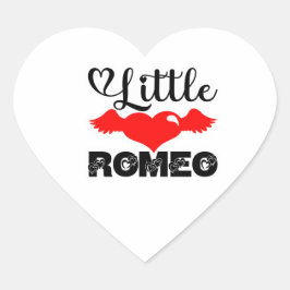 Adesivo Coração Little Romeo Valentine Cute Heart Wings Love