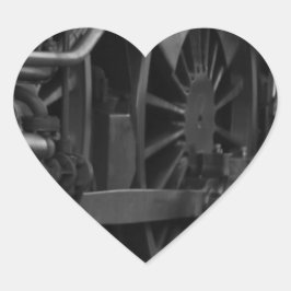 Adesivo Coração Locomotive Mechanical School