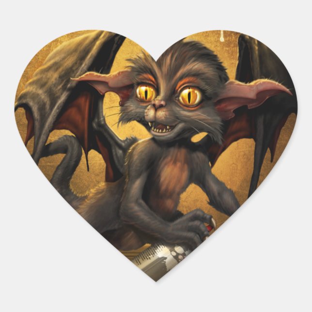 Adesivo Coração Maggie Heart Stickers (Frente)