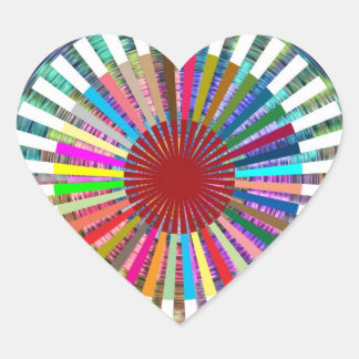 Adesivo Coração Meditação de Fonte de Luz CHAKRA