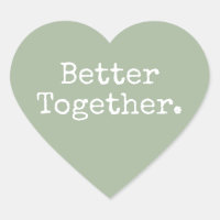 Melhor Juntos Amor Laurel Verde