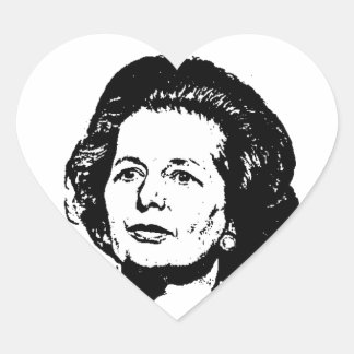 Adesivo Coração Memórias de Margaret Thatcher
