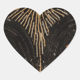 Adesivo Coração Miçanga do amor? Encanto do vintage