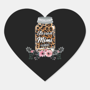 Adesivo Coração Mimi Gift   Bendito Mimi Flower Gift Mimi Lover