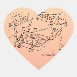 Adesivo Coração Mint Bed Heart Sticker