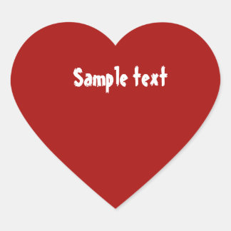 Adesivo Coração Modelo DIY fácil de mudar cor adicionar foto texto