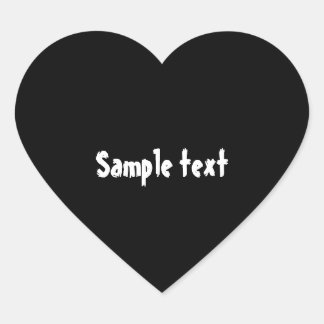 Adesivo Coração Modelo DIY fácil de mudar de cor adicionar foto te
