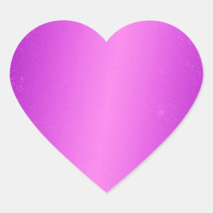 Adesivo Coração Modelo em Branco Roxo Falso