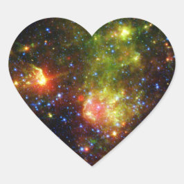 Adesivo Coração Morte empoeirada de uma estrela massiva da NASA