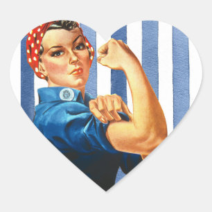Adesivo Coração Mulher Power Heart Sticker