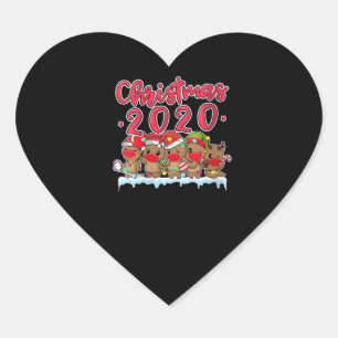 Adesivo Coração Mulheres Engraçadas No Natal De 2020