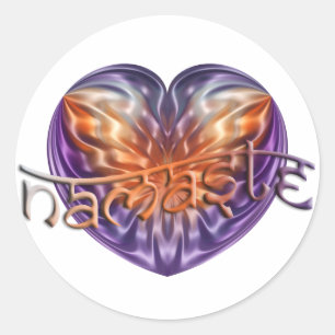 Adesivo Coração NAMASTE da ARTE