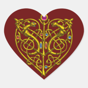 Adesivo Coração NAMORADOS HYPER, vermelhos