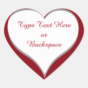 Adesivo Coração Namorados Sticker I Love You Sticker Personalize