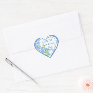 Adesivo Coração Não me esqueças Personalizar Data Flor