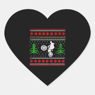 Adesivo Coração Natal BMX