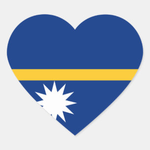 Adesivo Coração nauru