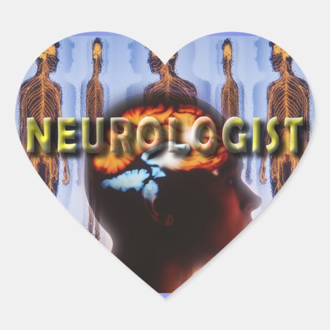 ADESIVO CORAÇÃO NEUROLOGISTA (Frente)