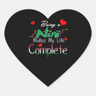 Adesivo Coração Nini Gift | Ser NiNi Faz Minha Vida Completa