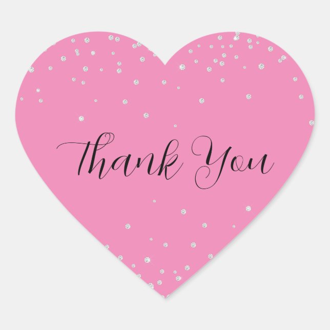 Adesivo Coração Nome de Ouros Rosa (Frente)