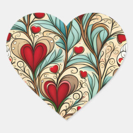 Adesivo Coração Núcleo