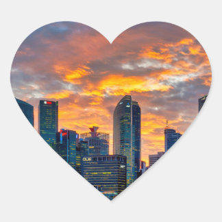 Adesivo Coração núcleo do centro