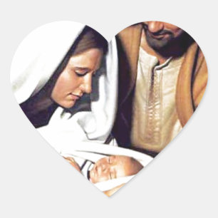 Adesivo Coração o Jesus Cristo da fé da bíblia inspirado pray a