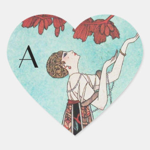 ADESIVO CORAÇÃO O PÁSSARO FLIGHTY, CORAÇÃO DO DESENHADOR DE MOD