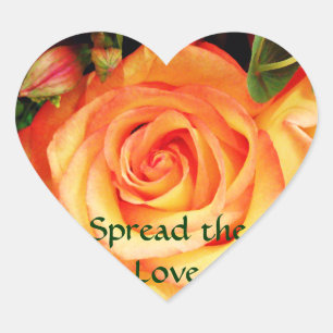 Adesivo Coração O Rose_