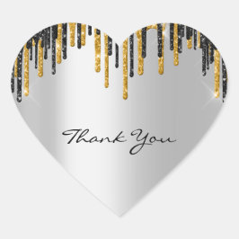 Adesivo Coração Obrigado A Dar Um Nome À Cinza De Prata.