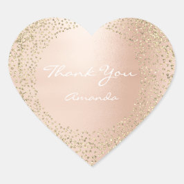 Adesivo Coração Obrigado de Coração de Coração de Coração de Coraç