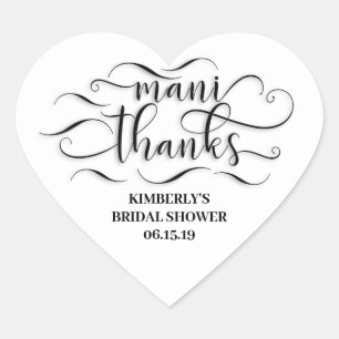 Adesivo Coração Obrigados Mani - Obrigado