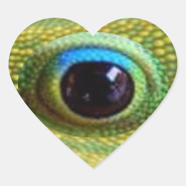 Adesivo Coração Olho do Dragão Chinês Sortudo - MATAR (Frente)