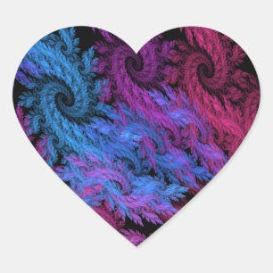 Adesivo Coração Olhos das Tempestades